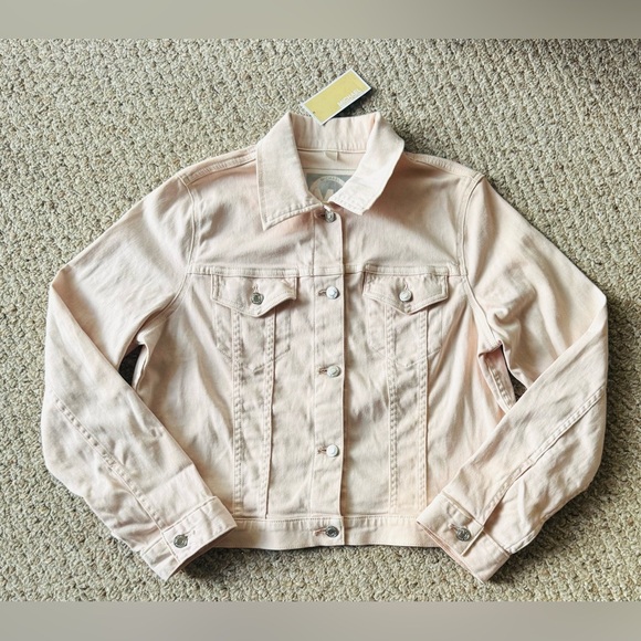 NWT Michael Kors Blossom Denim Jacket - Picture 3 of 6